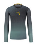 KARPOS Cycling summer long sleeve jersey - VAL DI DENTRO - grey