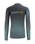 KARPOS Cycling summer long sleeve jersey - VAL DI DENTRO - grey