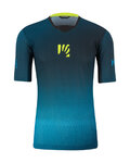 KARPOS Cycling short sleeve jersey - VAL DI DENTRO - blue/black