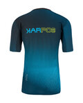 KARPOS Cycling short sleeve jersey - VAL DI DENTRO - blue/black