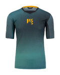 KARPOS Cycling short sleeve jersey - VAL DI DENTRO - grey/green