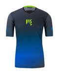 KARPOS Cycling short sleeve jersey - VAL DI DENTRO - blue/black
