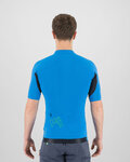 KARPOS Cycling short sleeve jersey - PRALONGIA EVO - blue