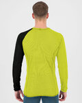 KARPOS Cycling long sleeve t-shirt - DINAMICO OCTA - yellow/black
