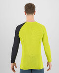 KARPOS Cycling long sleeve t-shirt - DINAMICO OCTA - yellow/black