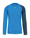 KARPOS Cycling long sleeve t-shirt - DINAMICO OCTA - blue