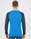 KARPOS Cycling long sleeve t-shirt - DINAMICO OCTA - blue