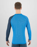 KARPOS Cycling long sleeve t-shirt - DINAMICO OCTA - blue