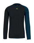 KARPOS Cycling long sleeve t-shirt - DINAMICO OCTA - black