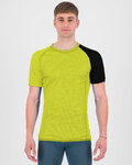 KARPOS Cycling short sleeve t-shirt - DINAMICO OCTA - yellow/black
