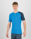 KARPOS Cycling short sleeve t-shirt - DINAMICO OCTA - blue