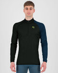 KARPOS Cycling long sleeve t-shirt - DINAMICO OCTA - black/blue