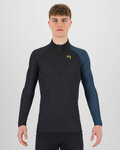 KARPOS Cycling long sleeve t-shirt - DINAMICO OCTA - black/blue