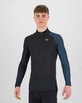 KARPOS Cycling long sleeve t-shirt - DINAMICO OCTA - black/blue