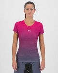 KARPOS Cycling short sleeve t-shirt - VERVE MESH W - blue/pink