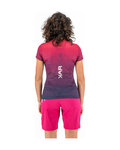 KARPOS Cycling short sleeve t-shirt - VERVE MESH W - blue/pink