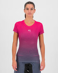 KARPOS Cycling short sleeve t-shirt - VERVE MESH W - blue/pink