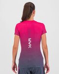KARPOS Cycling short sleeve t-shirt - VERVE MESH W - blue/pink