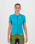 KARPOS Cycling short sleeve jersey - PRALONGIA EVO W - blue