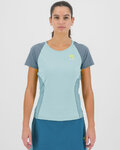 KARPOS Cycling short sleeve t-shirt - LAVAREDO EVO W - blue/grey