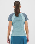 KARPOS Cycling short sleeve t-shirt - LAVAREDO EVO W - blue/grey