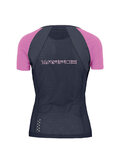 KARPOS Cycling short sleeve t-shirt - LAVAREDO EVO W - black/pink