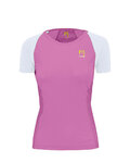 KARPOS Cycling short sleeve t-shirt - LAVAREDO EVO W - pink/white