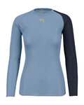 KARPOS Cycling long sleeve t-shirt - DINAMICO OCTA W - blue
