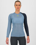KARPOS Cycling long sleeve t-shirt - DINAMICO OCTA W - blue