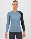 KARPOS Cycling long sleeve t-shirt - DINAMICO OCTA W - blue