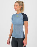 KARPOS Cycling short sleeve t-shirt - DINAMICO OCTA W - blue