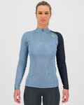 KARPOS Cycling long sleeve t-shirt - DINAMICO OCTA W - blue