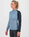 KARPOS Cycling long sleeve t-shirt - DINAMICO OCTA W - blue