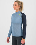 KARPOS Cycling long sleeve t-shirt - DINAMICO OCTA W - blue