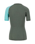 KARPOS Cycling short sleeve t-shirt - DINAMICO MERINO 130 W - green