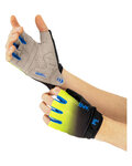 KARPOS Cycling fingerless gloves - FEDERIA - yellow/black