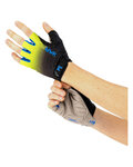 KARPOS Cycling fingerless gloves - FEDERIA - yellow/black