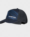 KARPOS Cycling hat - SPASSO TRUCKER - black/blue/white