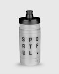 SPORTFUL Cycling water bottle - BOTTLE 550ML - transparent/black