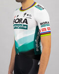 SPORTFUL Cycling short sleeve jersey - BOMBER BORA - white/green