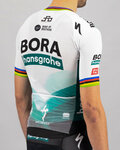 SPORTFUL Cycling short sleeve jersey - BOMBER BORA - white/green