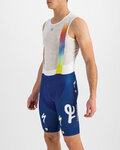 SPORTFUL Cycling bib shorts - TOTAL ENERGIES BODYFIT - blue