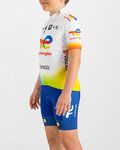 SPORTFUL Cycling short sleeve jersey - TOTAL ENERGIES KIDS - white/multicolour
