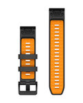 GARMIN band - QUICKFIT 22 - black/orange