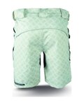 HAVEN Cycling shorts without bib - CUBES - green