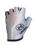 HAVEN Cycling fingerless gloves - SOLAR SHORT - white