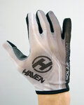 HAVEN Cycling long-finger gloves - SOLAR LONG - white