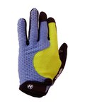 HAVEN Cycling long-finger gloves - KIOWA LONG - blue/green