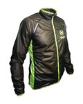 HAVEN Cycling windproof jacket - ULTRALIGHT - black/green