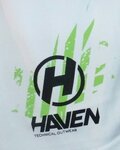 HAVEN Cycling short sleeve jersey - NAVAHO SHORT - white/black